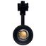 15W LED Track Head, J-Style, 20-Degree to 50-Degree Adjustable Beam Spread, CCT Selectable, Matte Black Finish