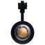 30W LED Track Head, J-Style, 20-Degree to 50-Degree Adjustable Beam Spread, CCT Selectable, Matte Black Finish