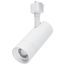 15W LED Track Head, 20-Degree to 50-Degree Adjustable Beam Spread, CCT Selectable, Matte White Finish