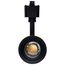 15W LED Track Head, 20-Degree to 50-Degree Adjustable Beam Spread, CCT Selectable, Matte Black Finish