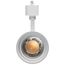 30W LED Track Head, 20-Degree to 50-Degree Adjustable Beam Spread, CCT Selectable, Matte White Finish