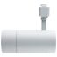 30W LED Track Head, 20-Degree to 50-Degree Adjustable Beam Spread, CCT Selectable, Matte White Finish