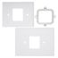 White Cover Plate Assembly for Prestige® 2-Wire IAQ Thermostat