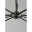 Acadia 9 Light Black Chandelier Ceiling Light (Satin Nickel), 12277CDBK