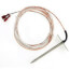 4" Discharge Air Temperature Sensor with 8' Leadwires, 1/4" Quick Disconnects, 10k Ohm NTC Type 2 Thermistor