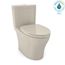 MS446124CEMFGN#03 Aquia IV 2-Piece Elongated Dual Flush 1.28 & 0.9 GPF Universal Height Toilet w/ CEFIONTECT, Washlet + Ready (Bone)