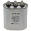 10/10 MFD Oval Dual Motor Run Capacitor (440/370V)