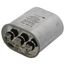 10/10 MFD Oval Dual Motor Run Capacitor (440/370V)