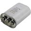 30/7.5 MFD Oval Dual Motor Run Capacitor (440/370V)