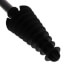 ToiletShroom Toilet Plunger w/ Holder, Black