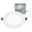 6" Slim Fit 5 CCT Selectable Round High Lumens Recessed Downlight - White (12W)