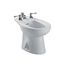 Piedmont Deck Mount Vertical Spray Flushing Rim Bidet, Colonial White - BT500B#11
