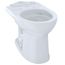 Drake II Universal Height Round Toilet Bowl with CEFIONTECT, Cotton White - C453CUFG#01