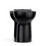 Drake Round TORNADO FLUSH Toilet Bowl, Ebony - C775CEF#51