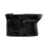 Drake Elongated Universal Height Universal Height TORNADO FLUSH Toilet Bowl, Ebony - C776CEF#51