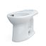 Drake Elongated Universal Height TORNADO FLUSH Toilet Bowl with 10 Inch Rough-In and CEFIONTECT, WASHLET+ Ready, Cotton White - C776CEFGT40.10#01