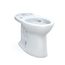 Drake Elongated Universal Height TORNADO FLUSH Toilet Bowl with 10 Inch Rough-In and CEFIONTECT, WASHLET+ Ready, Cotton White - C776CEFGT40.10#01