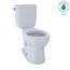 Entrada Two-Piece Round 1.28 GPF Universal Height Toilet, Cotton White - CST243EF#01