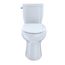 Entrada Two-Piece Elongated 1.28 GPF Universal Height Toilet, Cotton White - CST244EF#01