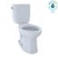 Entrada Two-Piece Elongated 1.28 GPF Universal Height Toilet, Cotton White - CST244EF#01