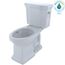 Promenade II Two-Piece Elongated 1.28 GPF Universal Height Toilet with CEFIONTECT and Right-Hand Trip Lever, Cotton White - CST404CEFRG#01