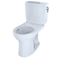 Drake II 1G Two-Piece Round 1.0 GPF Universal Height Toilet with CEFIONTECT and Right-Hand Trip Lever, Cotton White - CST453CUFRG#01