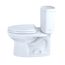 Drake II Two-Piece Elongated 1.28 GPF Universal Height Toilet with CEFIONTECT, Cotton White - CST454CEFG#01