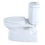 Vespin II Two-Piece Elongated 1.28 GPF Universal Height Skirted Design Toilet with CEFIONTECT, Cotton White - CST474CEFG#01