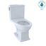 Connelly Two-Piece Elongated Dual-Max, Dual Flush 1.28 and 0.9 GPF Universal Height Toilet with CEFIONTECT, Cotton White - CST494CEMFG#01