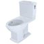 Connelly Two-Piece Elongated Dual-Max 1.28 and 0.9 GPF Universal Height Toilet with CEFIONTECT and Right Lever, Colonial White - CST494CEMFRG#01