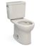 Drake Two-Piece Round 1.28 GPF Universal Height TORNADO FLUSH Toilet with CEFIONTECT, Sedona Beige - CST775CEFG#12