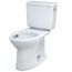 Drake Two-Piece Elongated 1.28 GPF Universal Height TORNADO FLUSH Toilet with CEFIONTECT and Right-Hand Trip Lever, Cotton White - CST776CEFRG#01