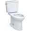 Drake Two-Piece Elongated 1.28 GPF TORNADO FLUSH Toilet with CEFIONTECT, Cotton White - CST776CEG#01