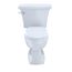 Eco Clayton Two-Piece Elongated 1.28 GPF Universal Height Toilet, Cotton White - CST784EF#01