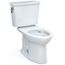 Drake Transitional Two-Piece Elongated 1.28 GPF TORNADO FLUSH Toilet with CEFIONTECT, Cotton White - CST786CEG#01