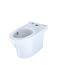 Aquia IV Elongated Universal Height Skirted Toilet Bowl with CEFIONTECT, Cotton White - CT446CEFGN#01