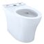 Aquia IV Elongated Universal Height Skirted Toilet Bowl with CEFIONTECT, Cotton White - CT446CEFGN#01