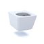 SP Wall-Hung Contemporary Square-Shape Dual Flush 1.28 and 0.9 GPF Toilet with CEFIONTECT- CT449CFG#01