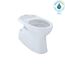 Vespin II Universal Height Elongated Skirted Toilet Bowl with CEFIONTECT, Cotton White - CT474CUFG#01