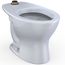 TORNADO FLUSH Commercial Flushometer Floor-Mounted Universal Height Toilet with CEFIONTECT, Elongated, Cotton White - CT725CUFG#01