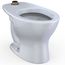 TORNADO FLUSH Commercial Flushometer Floor-Mounted Toilet with CEFIONTECT, Elongated, Cotton White - CT725CUG#01
