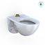 TORNADO FLUSH Commercial Flushometer Wall-Mounted Toilet, Elongated, Cotton White - CT728CU#01