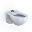 TORNADO FLUSH Commercial Flushometer Wall-Mounted Toilet, Elongated, Cotton White - CT728CU#01
