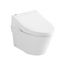 WASHLET+ AP Wall-Hung Elongated Toilet and WASHLET C5 and DuoFit In-Wall 0.9 and 1.28 GPF Dual-Flush Tank System, Matte Silver - CWT4263084CMFG#MS