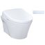 WASHLET+ AP Wall-Hung Elongated Toilet with S7 Contemporary Bidet Seat and DuoFit In-Wall 0.9 and 1.28 GPF Dual-Flush Tank System, Matte Silver - CWT4264726CMFG#MS