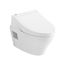 WASHLET+ EP Wall-Hung Elongated Toilet and WASHLET C5 Bidet Seat and DuoFit In-Wall 0.9 and 1.28 GPF Dual-Flush Tank System, Matte Silver - CWT4283084CMFG#MS