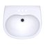 LHT241.4G#01 Supreme Oval Wall-Mount Bathroom Sink w/ CEFIONTECT and Shroud for 4" Center Faucets (Cotton White)