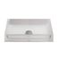 LLT151#61 Luminist Rectangular Vessel Bathroom Sink, Frosted White