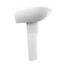 LPT241.8G#01 Supreme Oval Basin Pedestal Bathroom Sink w/ CEFIONTECT for 8" Center Faucets (Cotton White)