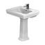 LPT530N#01 Promenade 27-1/2" x 22-1/4" Rectangular Pedestal Bathroom Sink for Single Hole Faucets (Cotton White)